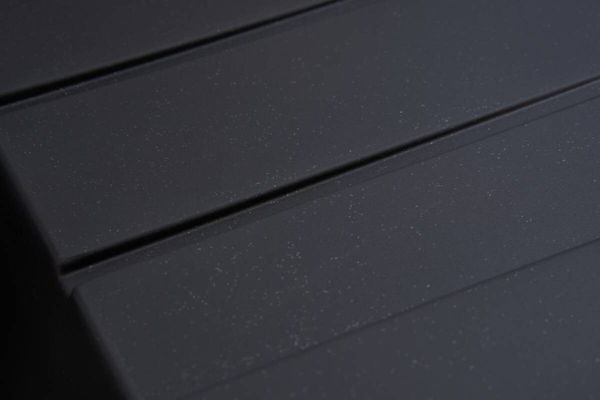 Respekta Einbauspüle Houston 100 x 50 S schwarz Mineralite B/H/T: ca. 100x21x50 cm