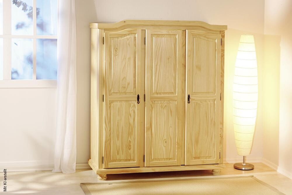 Kleiderschrank Bern natur B/H/T: ca. 150x180x56 cm