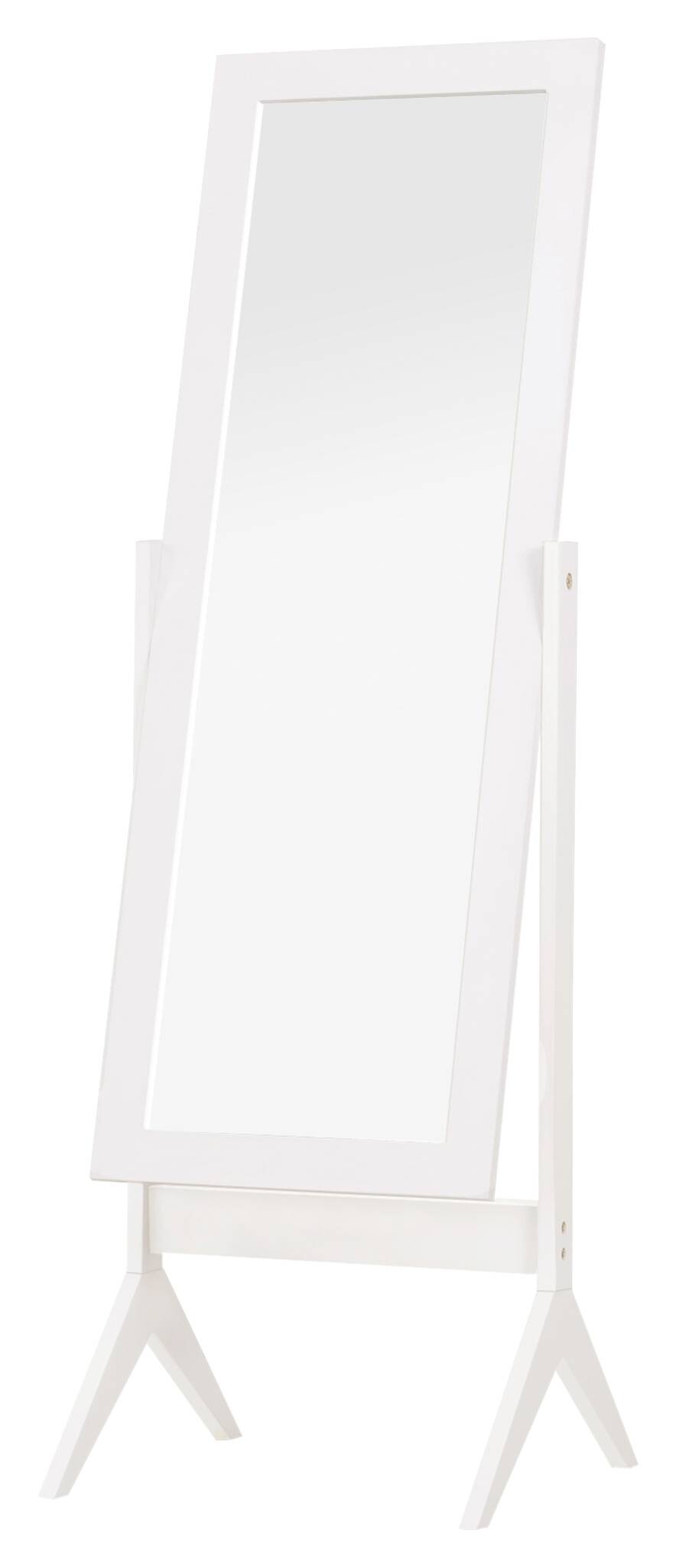 HOMCOM Standspiegel 831-268WT weiß MDF B/H/T: ca. 47x148x46 cm