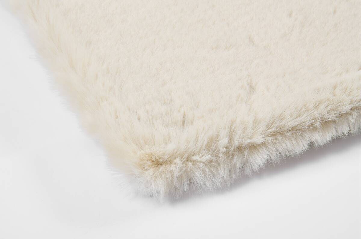 Fellimitat Bunny Deluxe sand B/L: ca. 80x150 cm