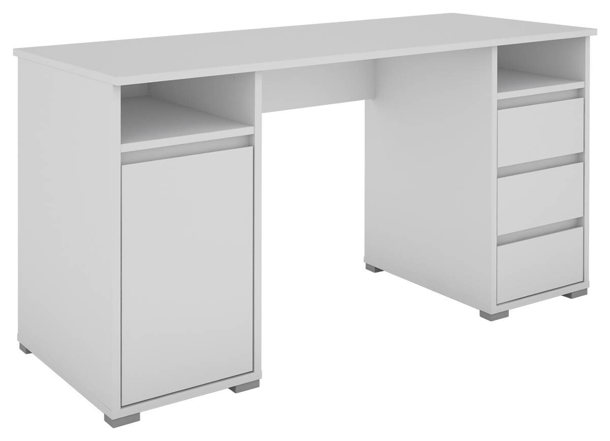 Schreibtisch LOBO weiß B/H/T: ca. 138x75x55 cm