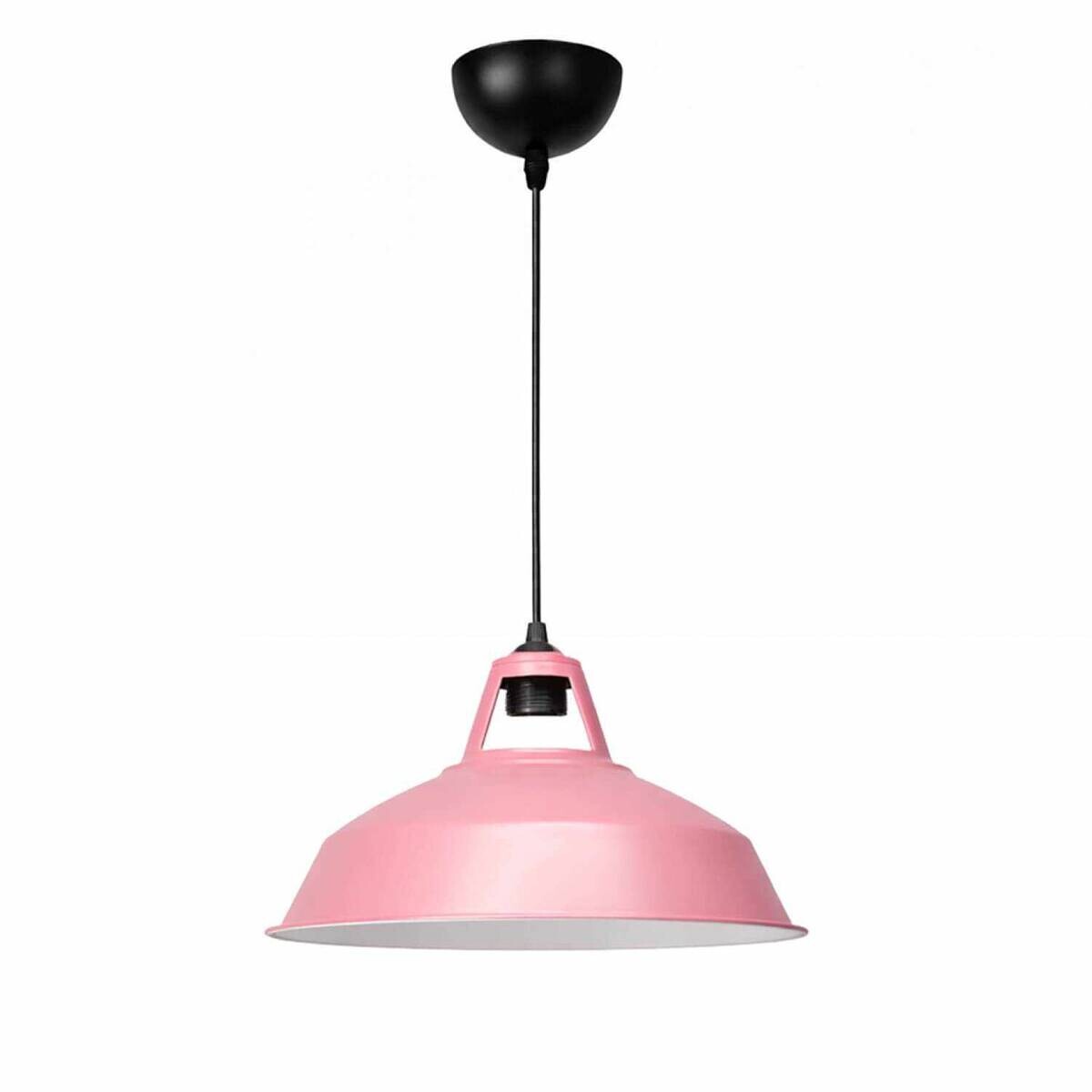Opviq Pendelleuchte rosa B/H/T: ca. 31x100x31 cm E27 1 Brennstellen