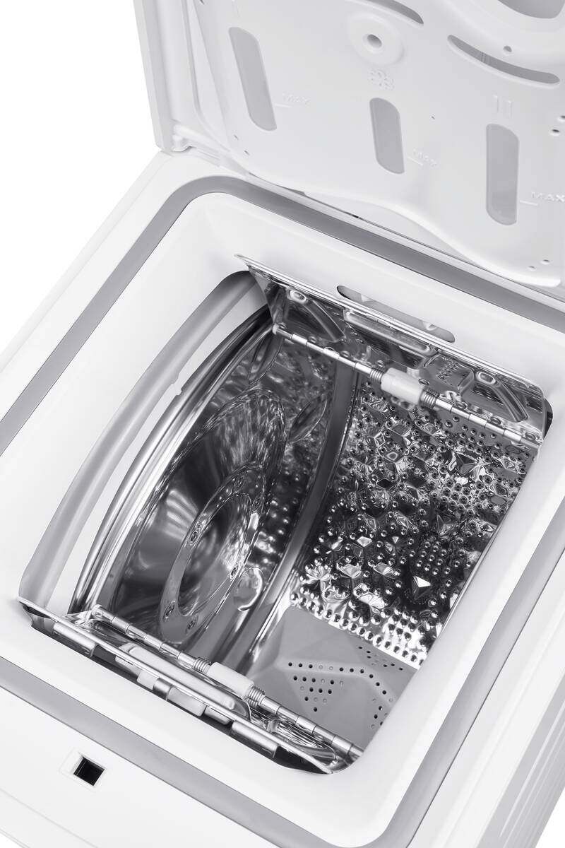 POCOline Toplader-Waschmaschine WV75AW13 weiß B/H/T: ca. 40x87,5x61 cm ca. 75 kg
