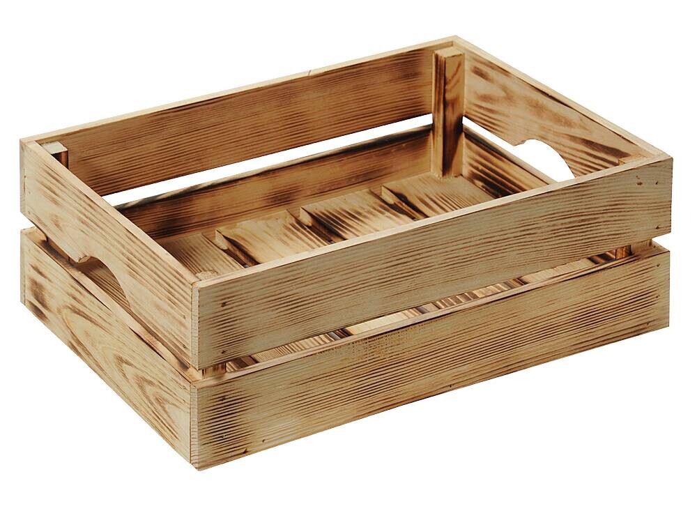 Holzkiste braun Kiefer B/H/L: ca. 30x15x40 cm