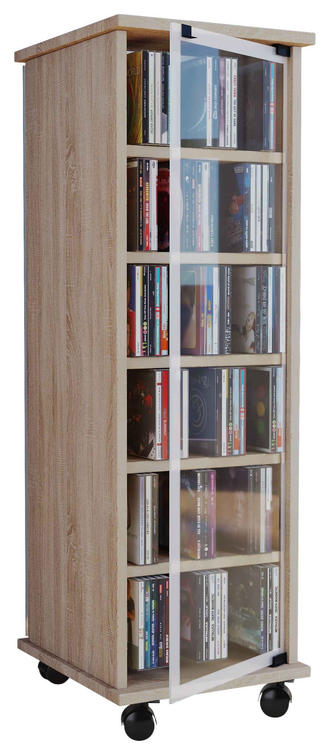 Regal Valenza Eiche Sonoma Nachbildung Holzwerkstoff B/H/T: ca. 31x97,5x35 cm