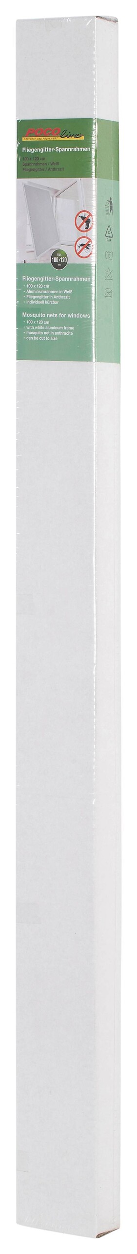 Fliegengitter weiß B/L: ca. 100x120 cm