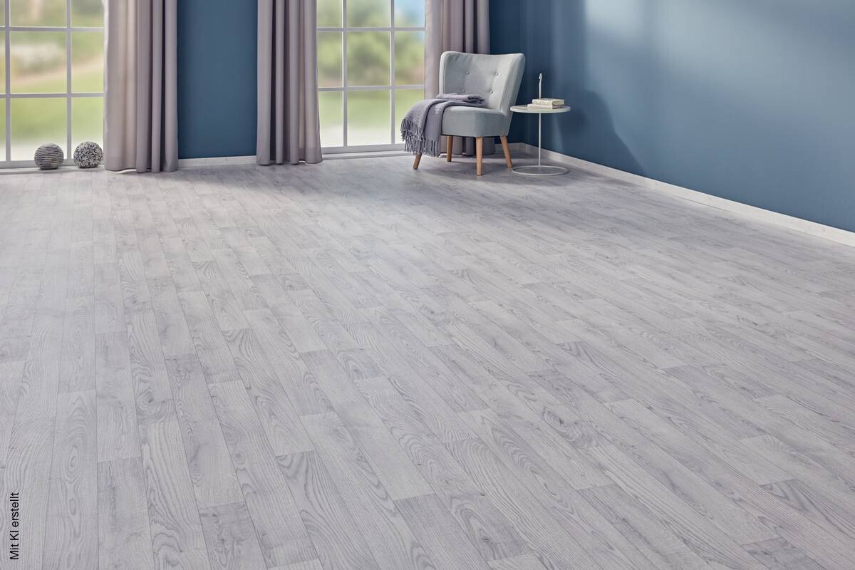 Vinylboden Novo weiß Eiche B: ca. 200 cm pro m²