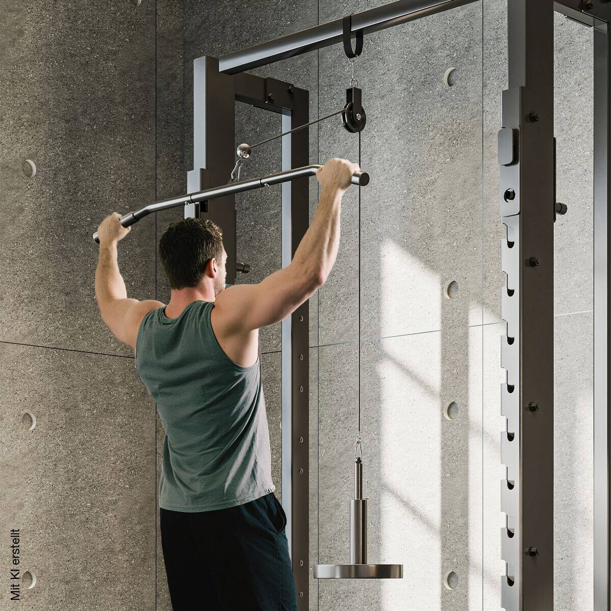 SPORTNOW Kabelzugsystem schwarz Nylon B/H/L: ca. 2,5x200x98 cm