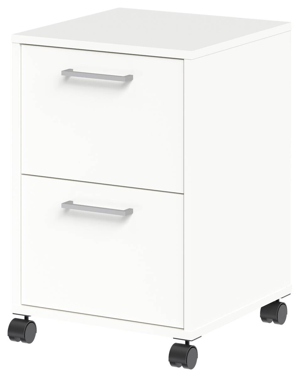 Rollcontainer weiß B/H/T: ca. 38x57x39 cm