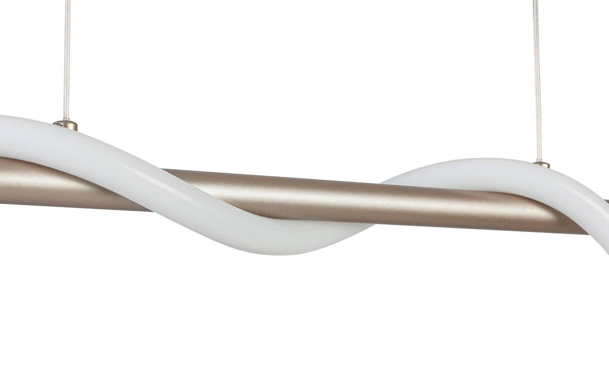 Nolo LED-Pendelleuchte Tube champagner B/H: ca. 80x120 cm