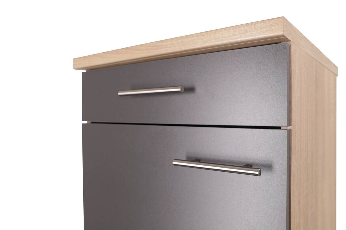 Unterschrank Merle grau B/H/T: ca. 50x85x60 cm