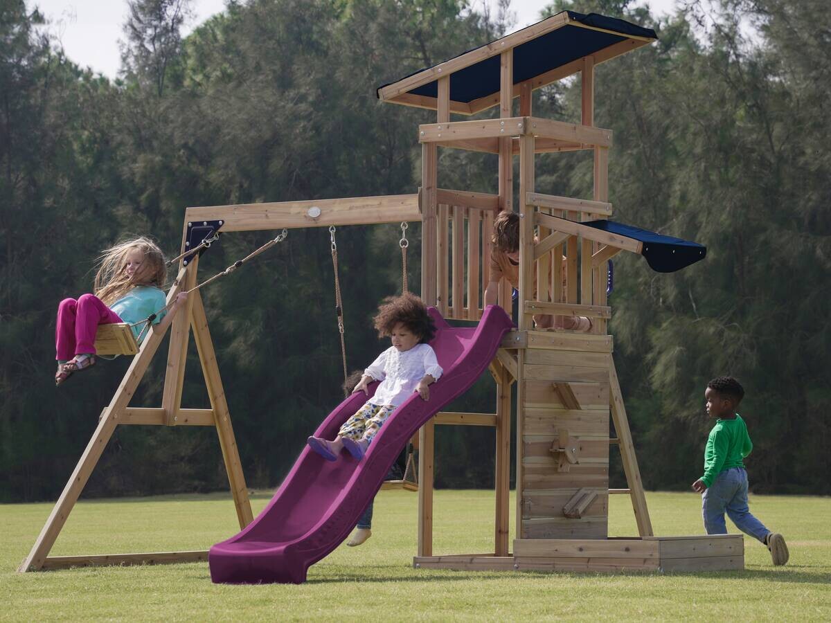 AXI Spielturm Malik braun B/H/L: ca. 345x270x336 cm