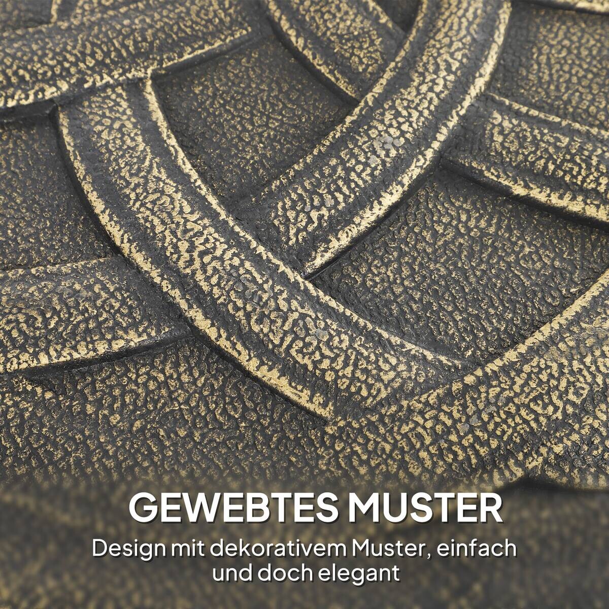 Outsunny Schirmständer bronze Metall B/H/L: ca. 54,5x40,5x54,5 cm