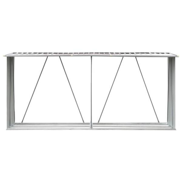 vidaXL Brennholzlager braun B/H: ca. 330x152 cm