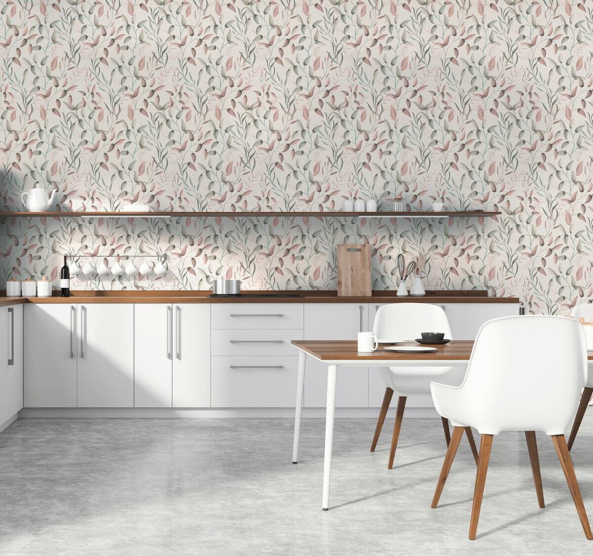 A.S.Creation Vliestapete creme rosa B/H/D: ca. 53x1005x8,2 cm
