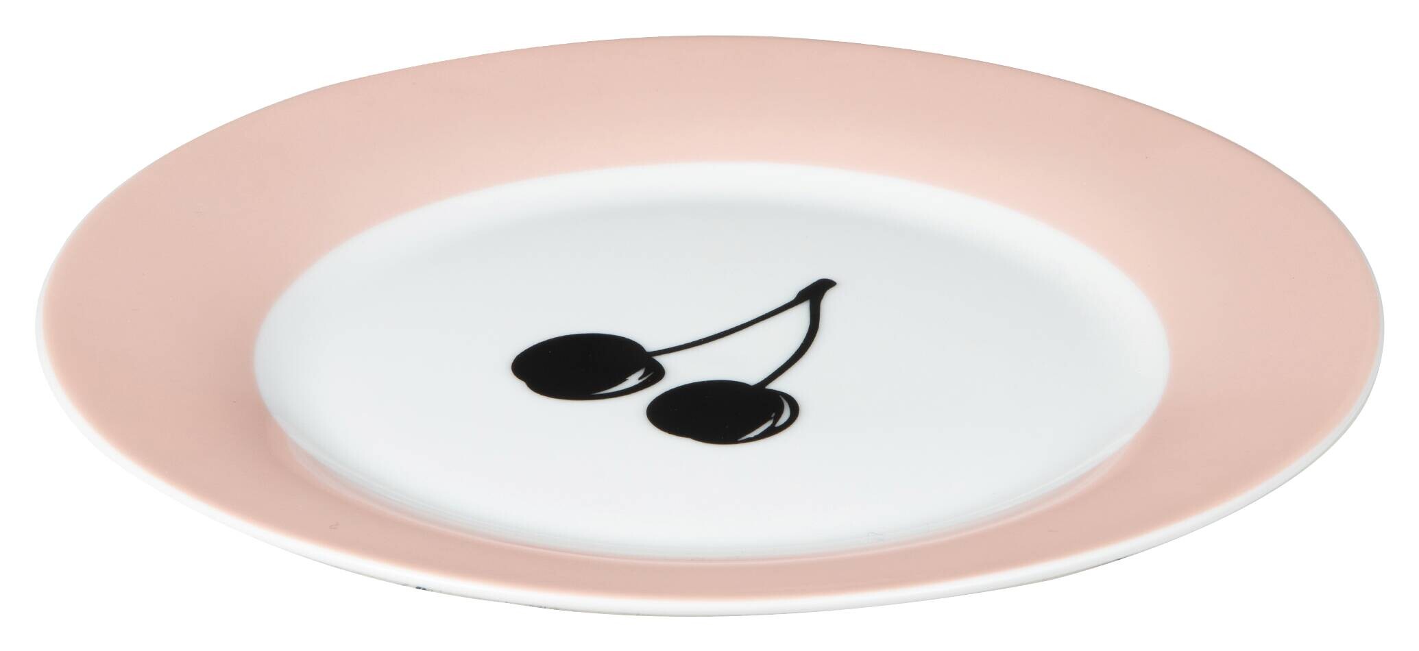 BENETTON Dessertteller Fruits pink Porzellan D: ca. 20 cm