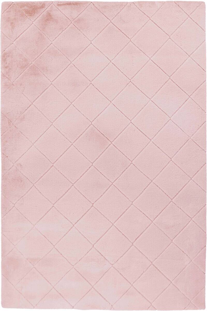 Padiro Hochflorteppich Imala 125 rosa B/H/L: ca. 120x3x160 cm