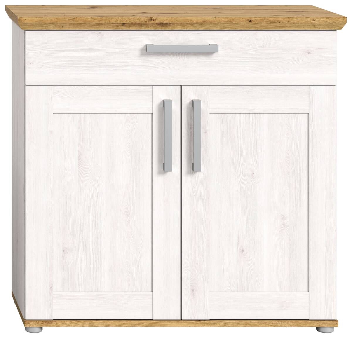 Schuhschrank Verona Sibiu Lärche Nachbildung Eiche Artisan Nachbildung B/H/T: ca. 95x92x39 cm