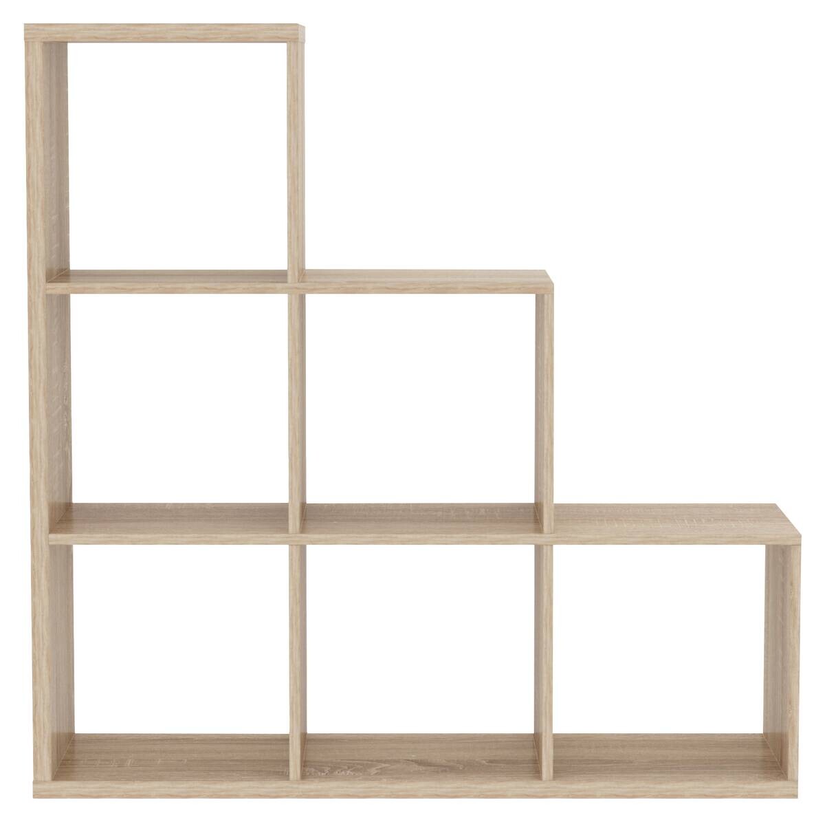 Stufenregal Max Step Eiche Sonoma Nachbildung B/H/T: ca. 106x107x33 cm