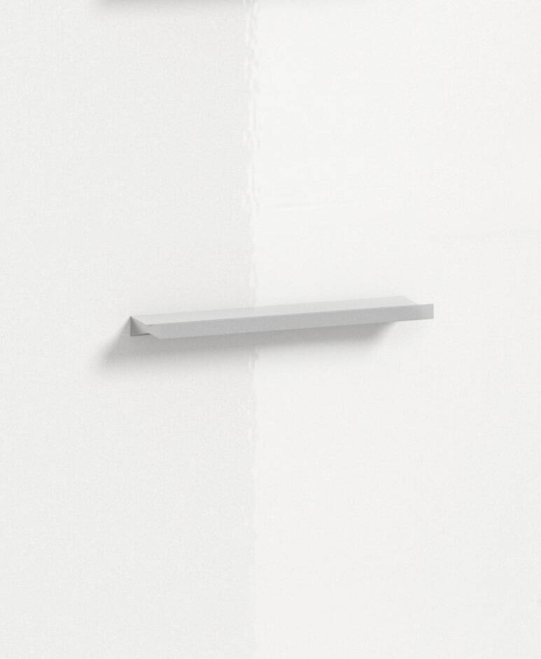 Schrank Scout weiß weiß Hochglanz B/H/T: ca. 37x88x31 cm