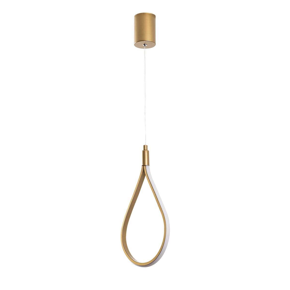 Opviq LED-Pendelleuchte gold B/H/T: ca. 23x100x10 cm
