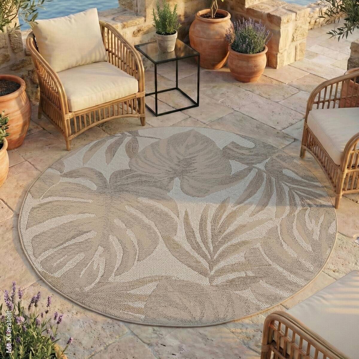 Ayyildiz Flachwebteppich DESERT beige D: ca. 160 cm