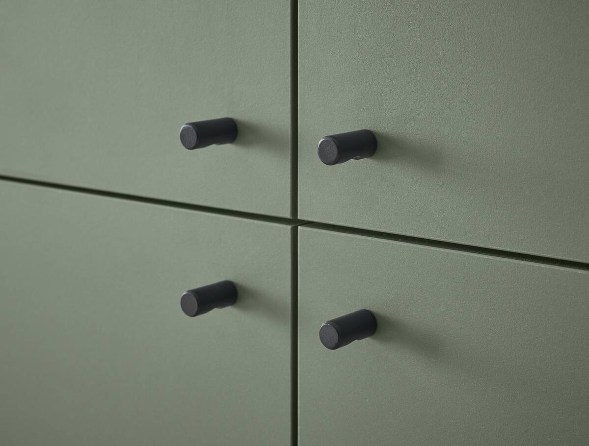 Highboard Alva Eiche Evoke Coast Nachbildung salbei B/H/T: ca. 107x134x40 cm