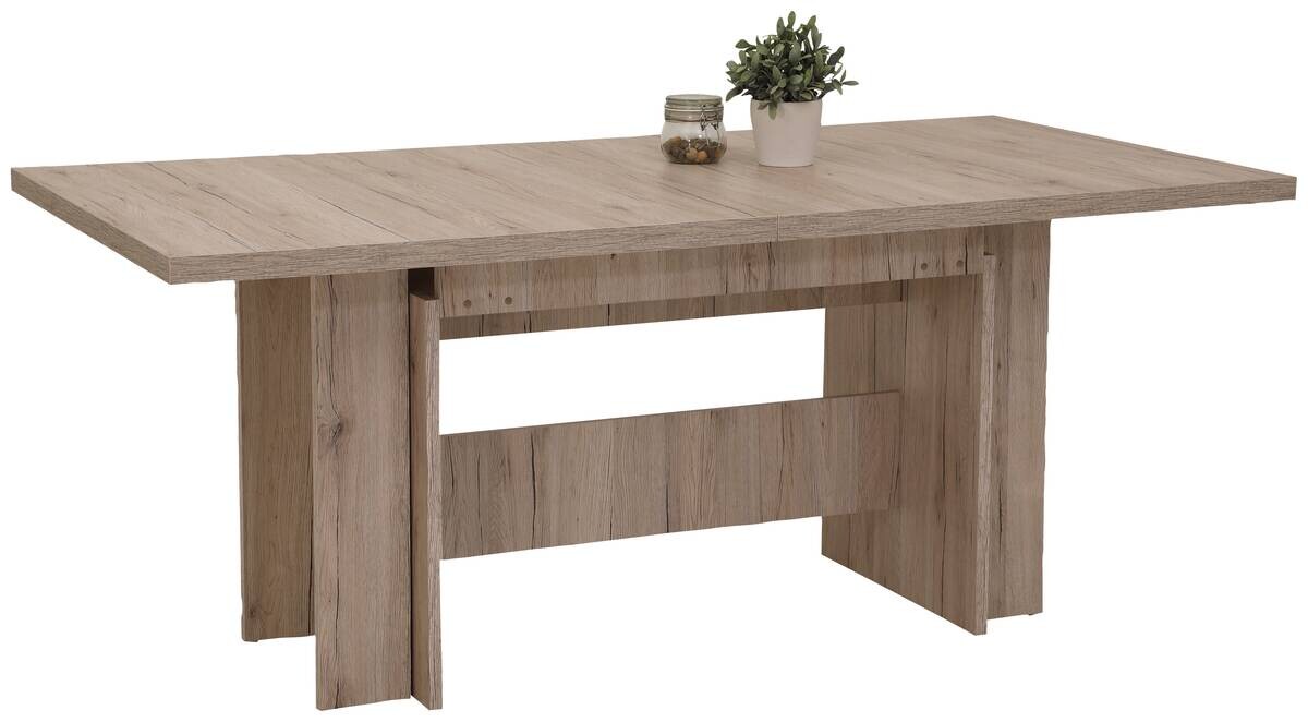 Essgruppe Lia II Eiche anthrazit Microfaser B/H/T: ca. 320x76x90 cm