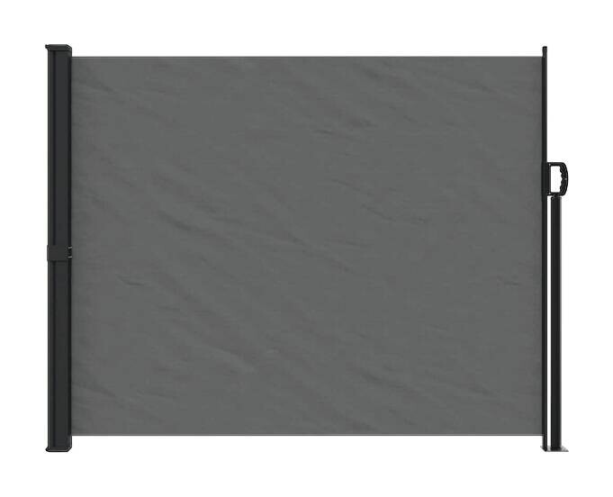 vidaXL Seitenmarkise anthrazit B/T/L: ca. 160x600x600 cm