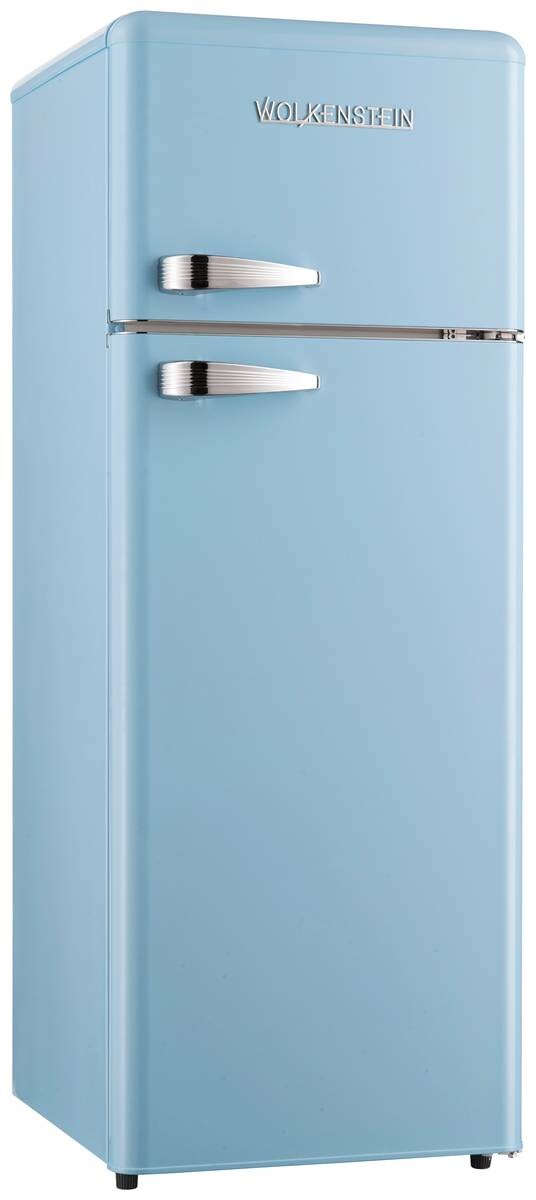 Wolkenstein Retro Kühl-/Gefrierkombination GK212.4RT LB hellblau B/H/T: ca. 54,5x145,6x62,6 cm
