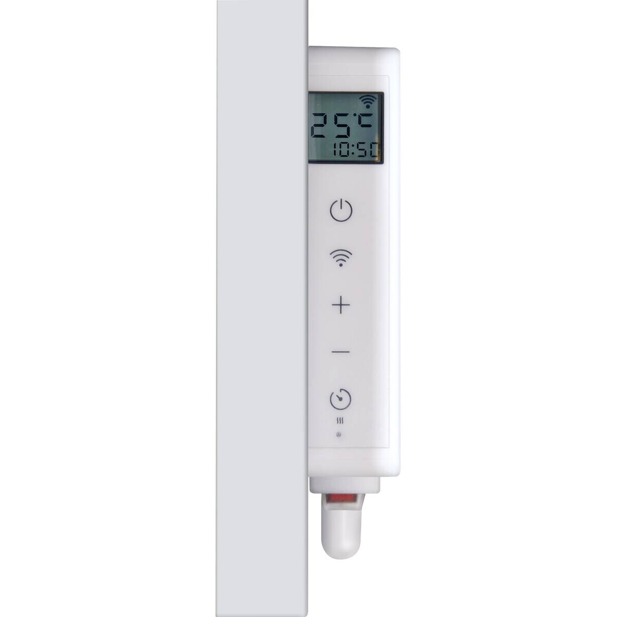 Nedis Infrarot-Heizplatte weiß Kunststoff Metall B/H/L: ca. 120x62x24 cm ca. 700 W