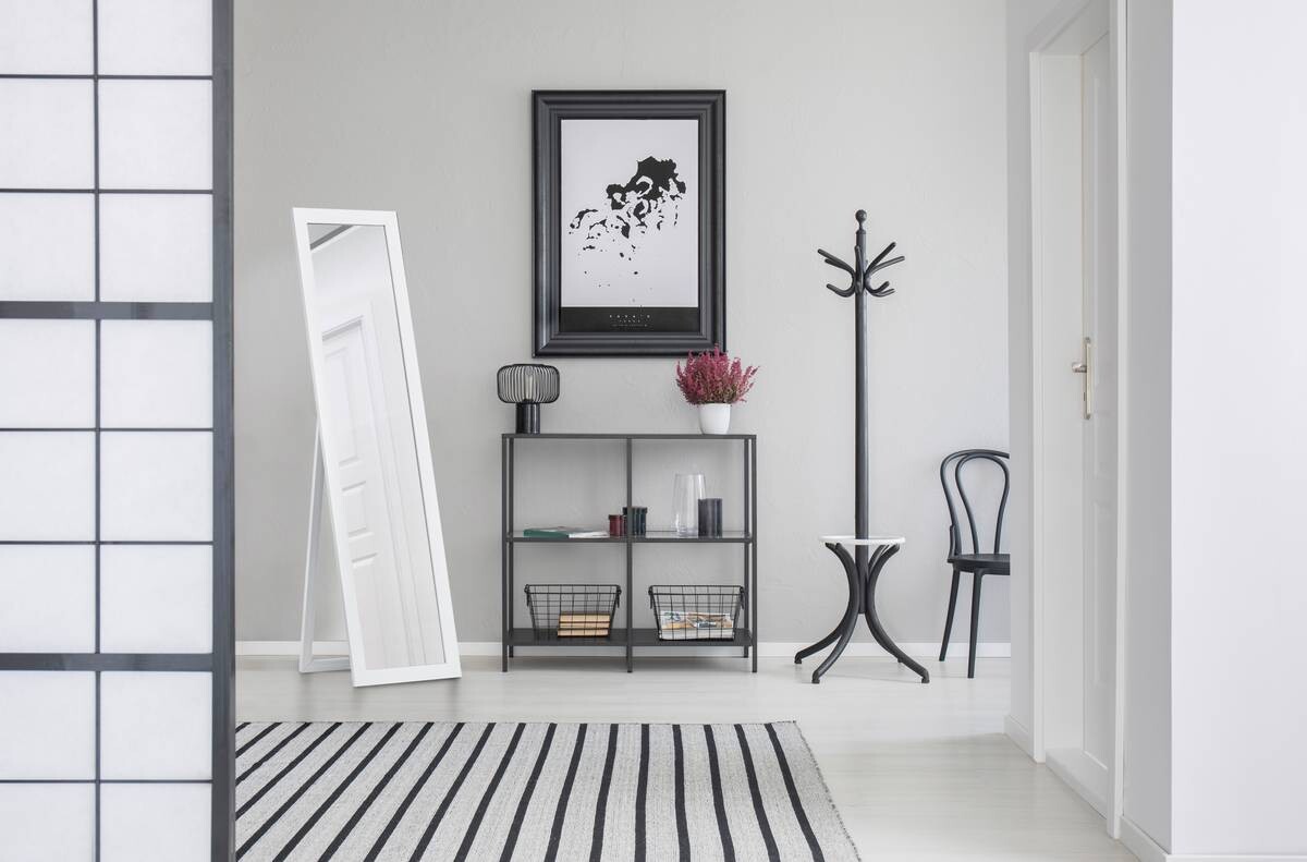 Standspiegel Tina weiß B/H: ca. 40x160 cm