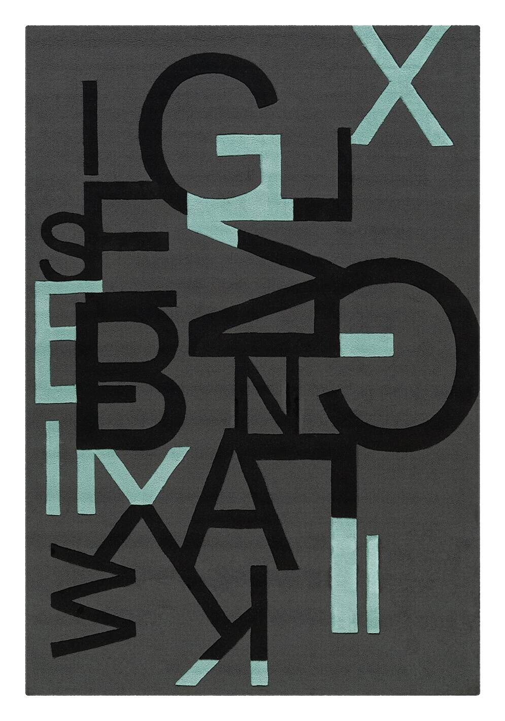Arte Espina Kurzflorteppich Sam 4161 schwarz B/L: ca. 170x240 cm