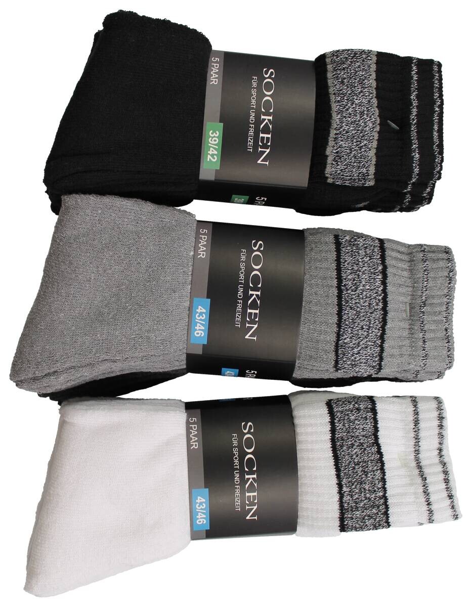 Herren-Socken sortiert 1 Packstücke Größe 39-42