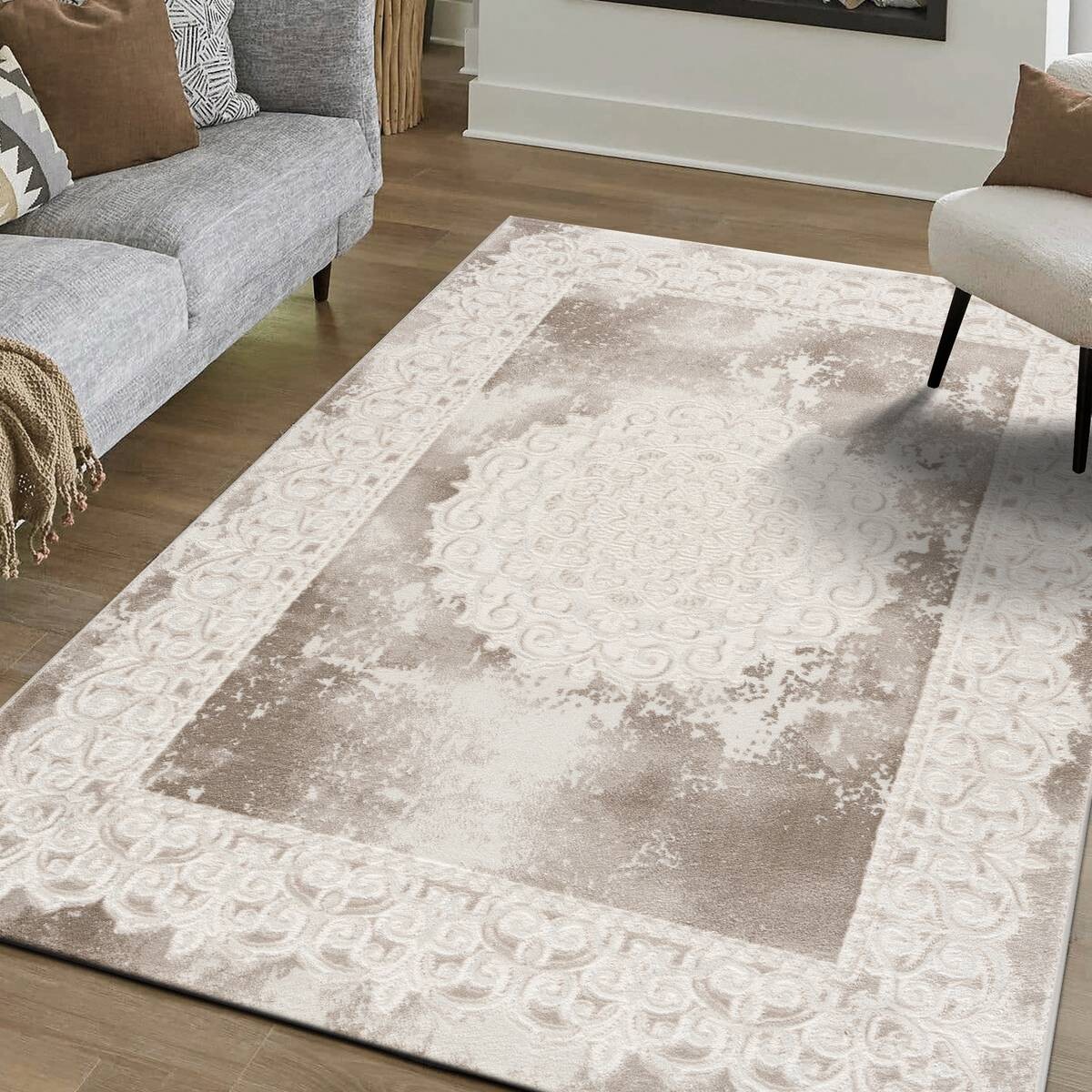 Sanat Teppich Harmony beige B/L: ca. 200x280 cm