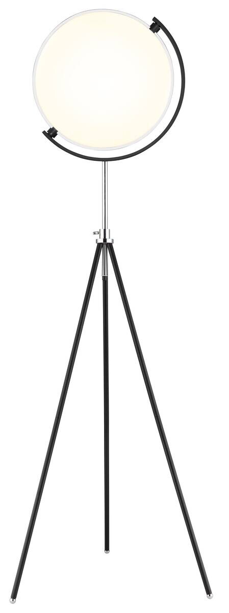 GLOBO LED-Stehlampe schwarz Metall Aluminium H/T: ca. 168x67,6 cm 1 Brennstellen