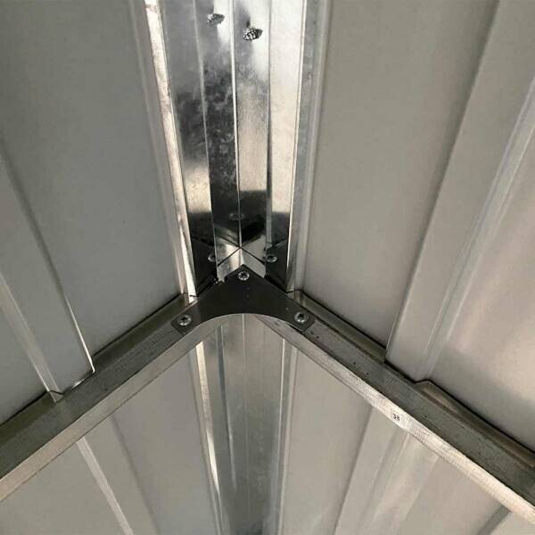 vidaXL Gartenhaus braun B/H/T: ca. 277x181x110,5 cm