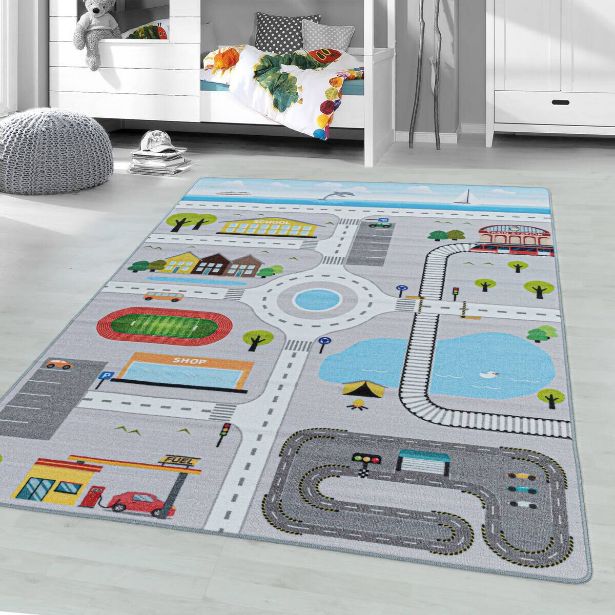 Ayyildiz Teppich PLAY grau B/L: ca. 140x200 cm