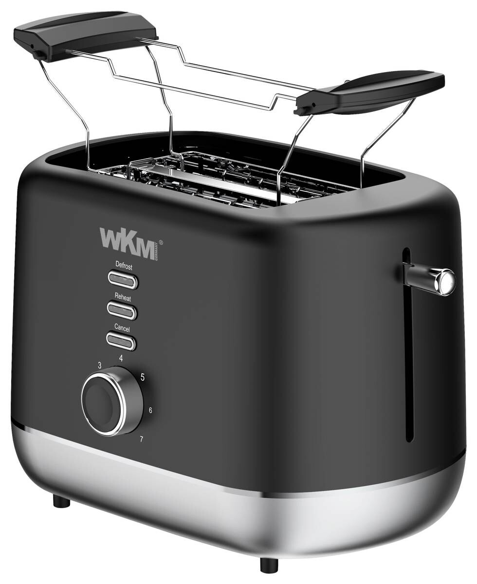WKM Toaster Classic Line TO-1850.1C schwarz silber