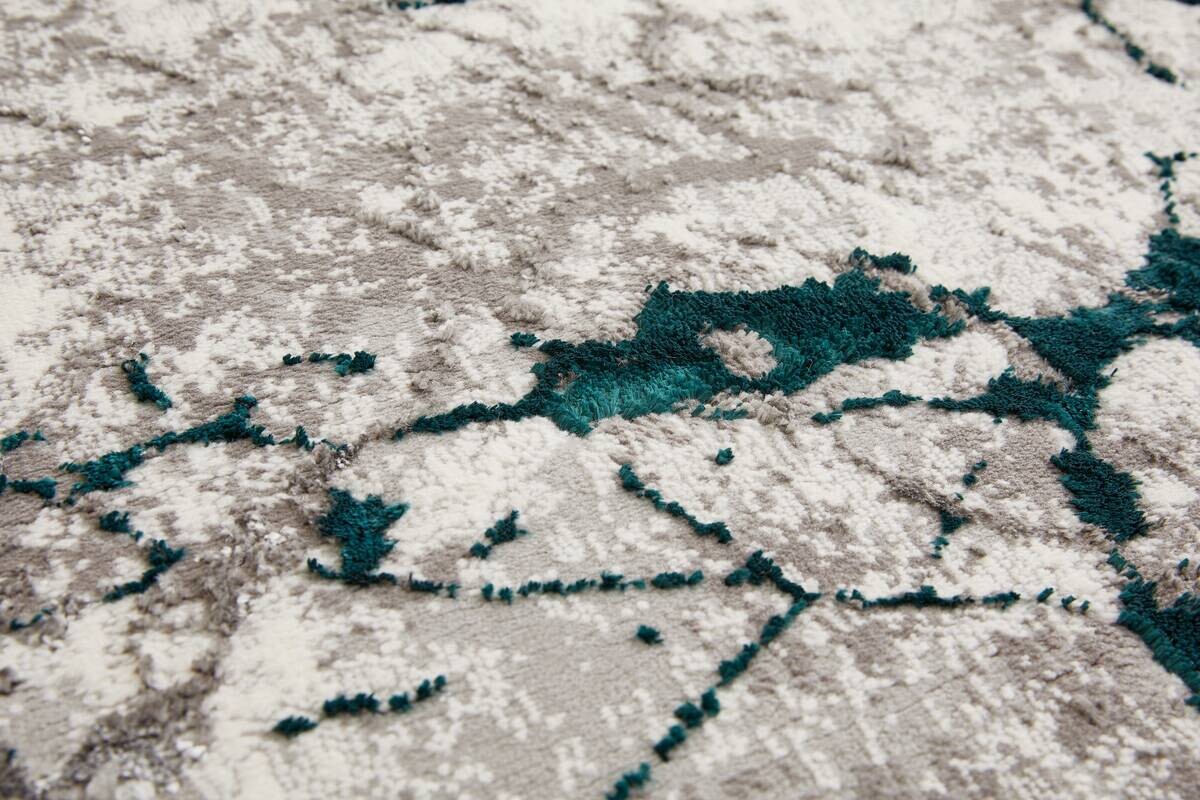 Teppich Kallisto grau B/L: ca. 80x150 cm