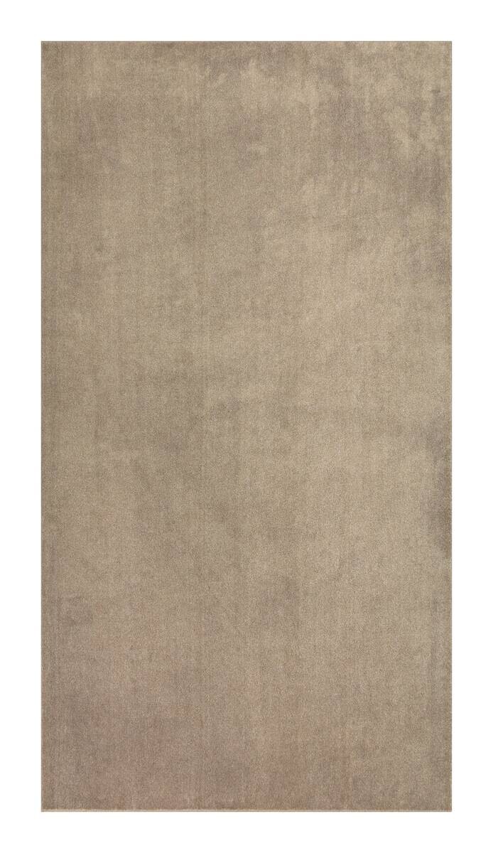 Teppich Flanell taupe B/L: ca. 80x150 cm