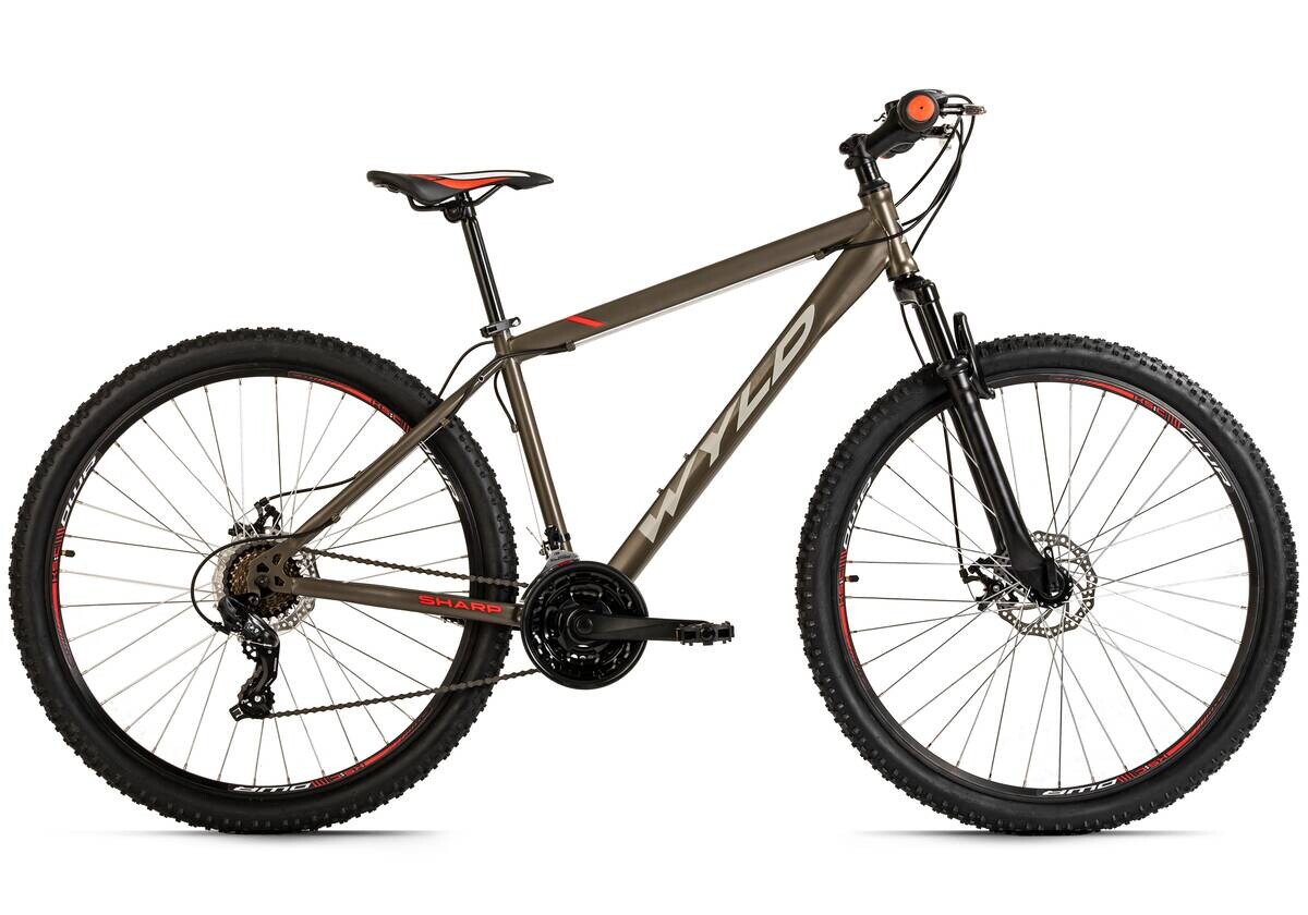 WYLD Mountain-Bike Sharp Sharp 29 Zoll Rahmenhöhe 51 cm 21 Gänge grau grau ca. 29 Zoll