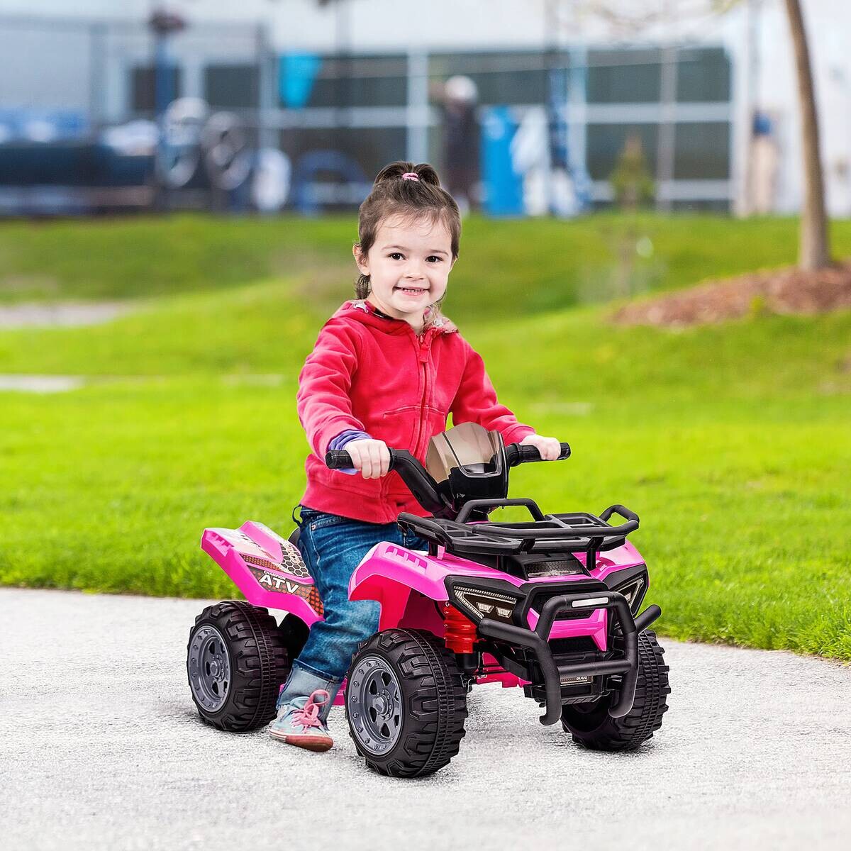 HOMCOM Kinderauto rosa B/H/L: ca. 42x70x45 cm