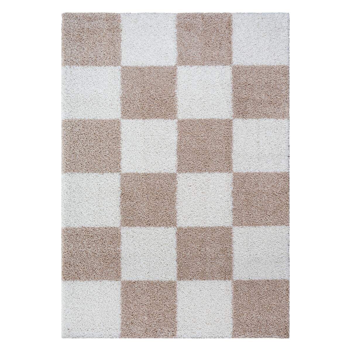 Sanat Hochflorteppich MILANO beige B/L: ca. 120x170 cm