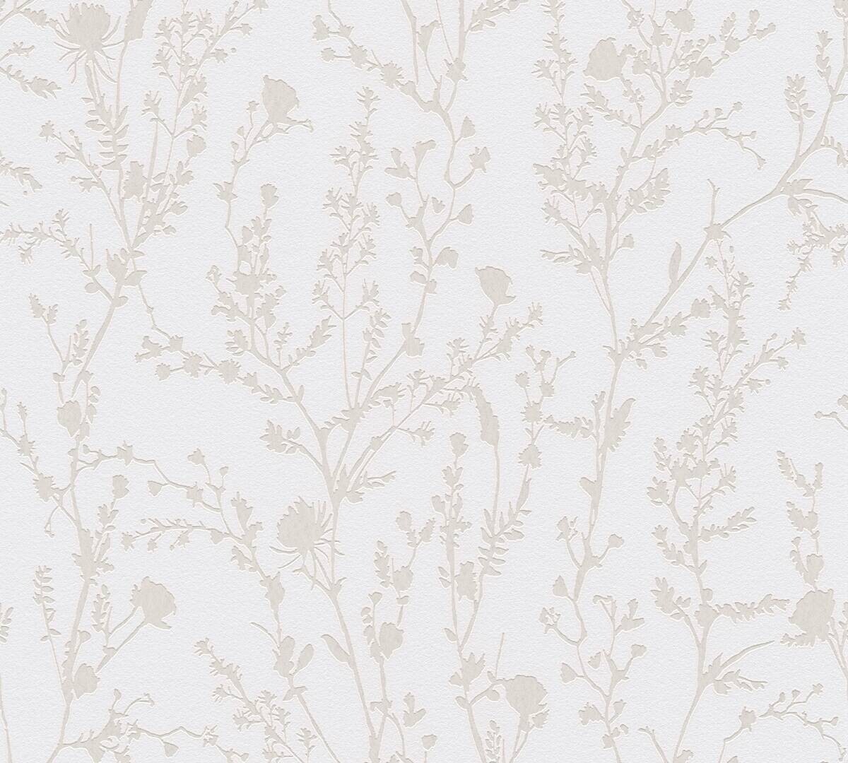 A.S.Creation Vliestapete weiß B/H/D: ca. 53x1005x8,3 cm