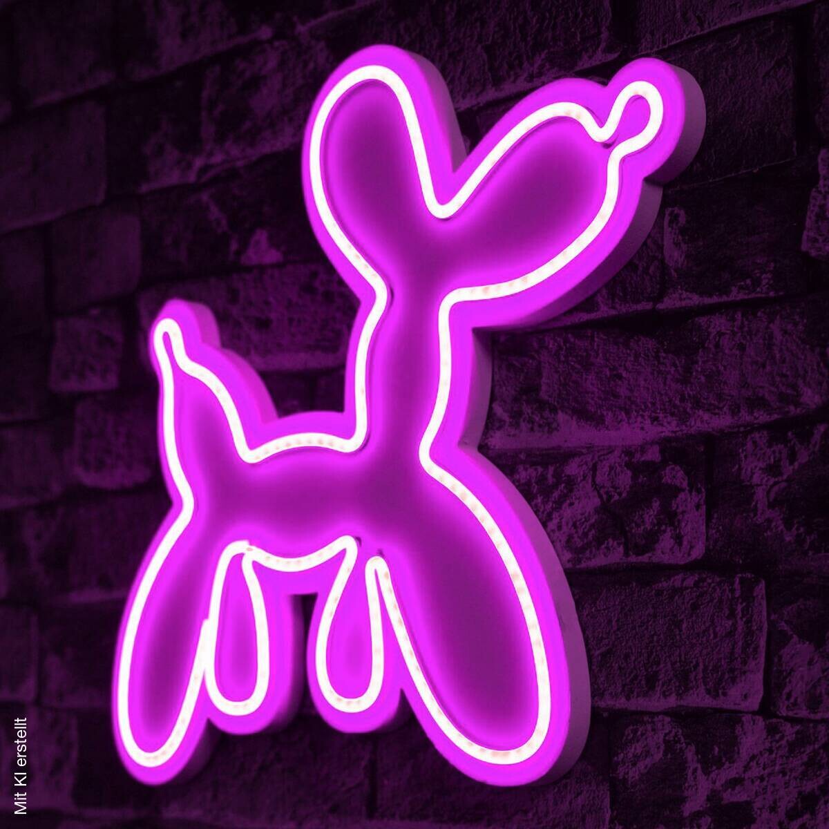 Opviq LED-Wandleuchte rosa PVC B/H/T/L: ca. 31x35x3x31 cm