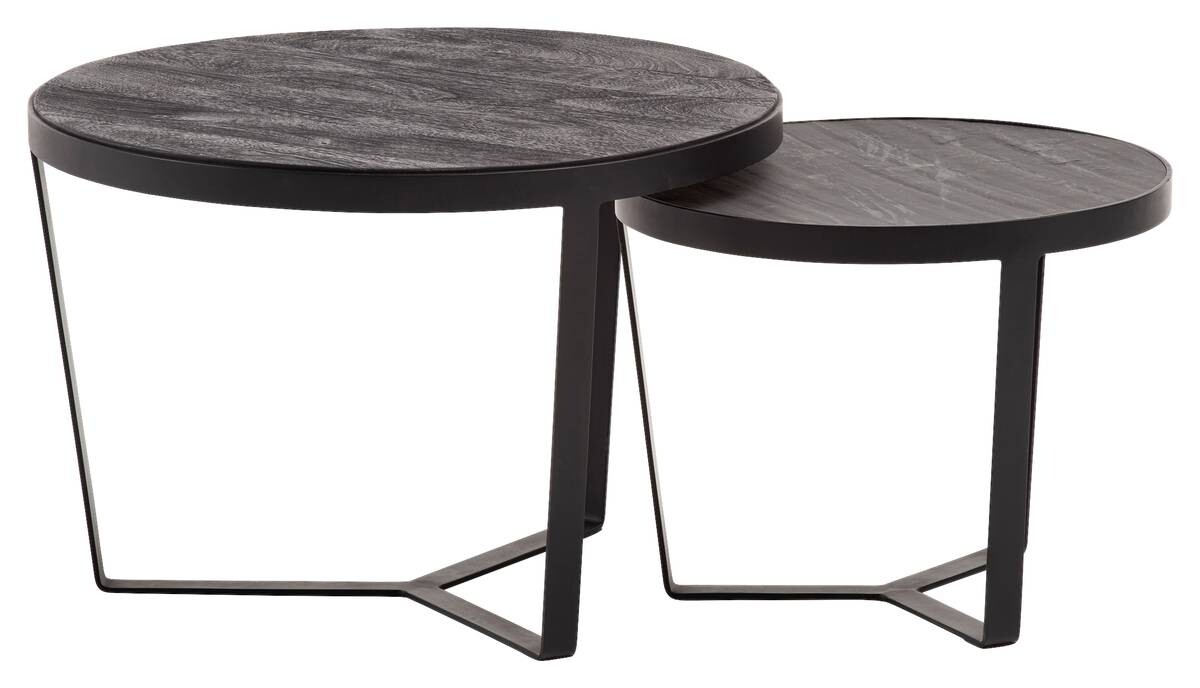 Wohnling Couchtisch 2er.-Set. B/H/T: ca. 60x40x60 cm