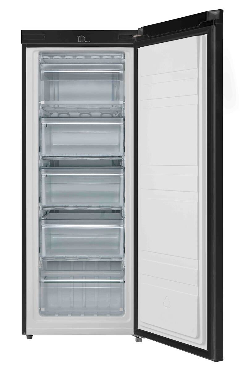 POCOline Gefrierschrank GS142-160ES schwarz B/H/T: ca. 55x142x55 cm