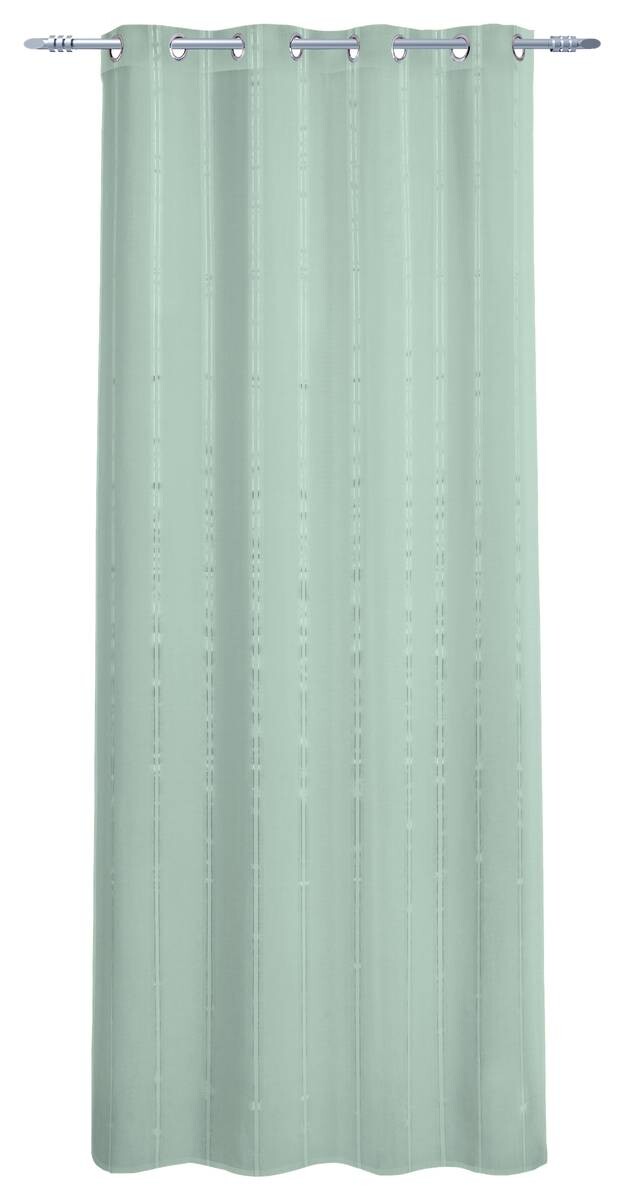 Ösenvorhang Lucy salbei 100% Polyester B/L: ca. 140x245 cm