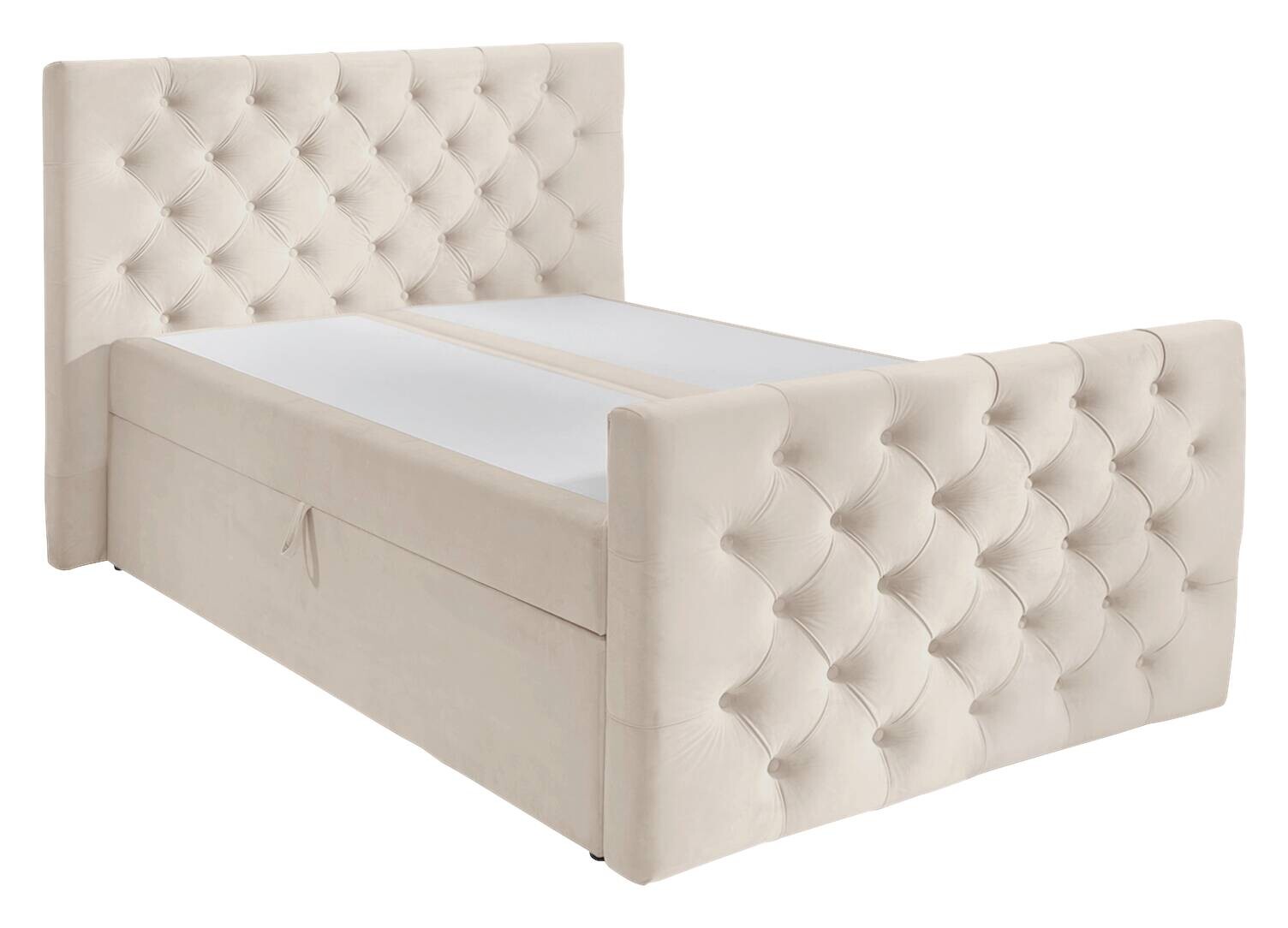Boxbett Glow creme Liegefläche B/L: ca. 140x200 cm